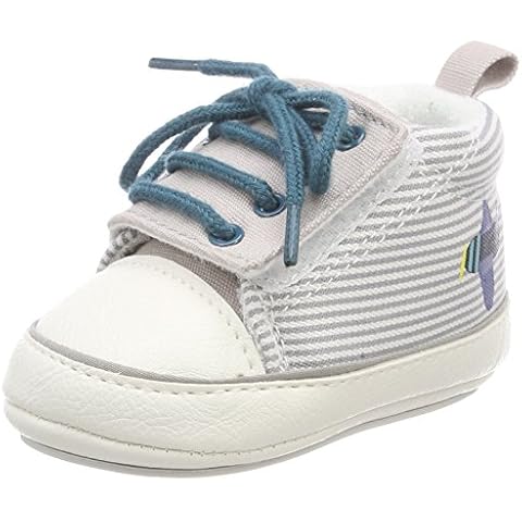 Sterntaler Grey Baby Trainers with Non-Slip Sole Cover