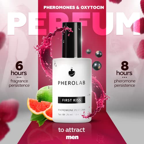 Pherolab First Kiss Pheromones Perfume For Women [Oxytocin] Pheromones Infused Oil Cologne - Womens Spray Perfume To Attract Men #TOP3