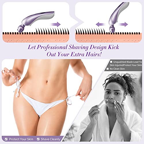 Krovena Electric Shaver For Women Electric Razor For Womens Bikini Legs Underarm Public Hairs Rechargeable Trimmer With Detachable Head Cordless Wet Dry Use thumb #2