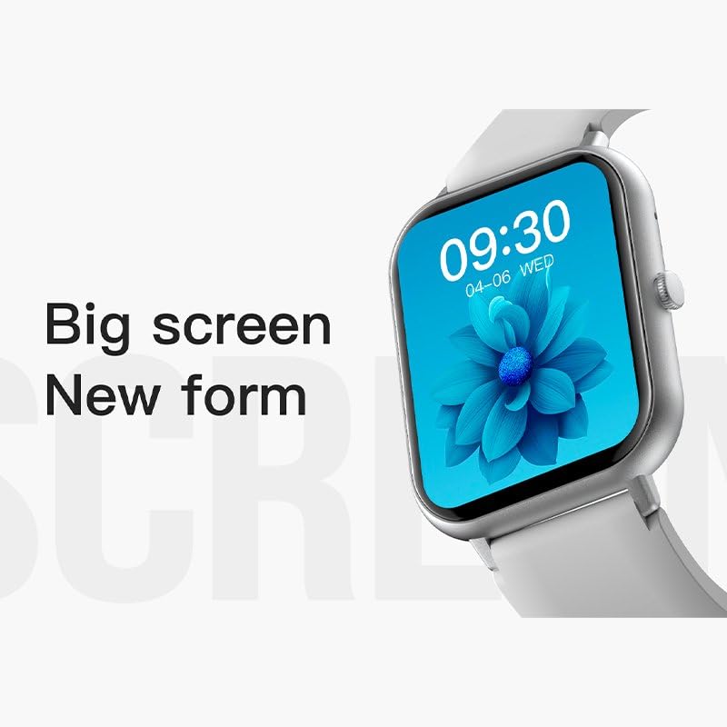 Cool Różowy Silikonowy Smartwatch Forest (Połączenia, Zdrowie, Sport)
