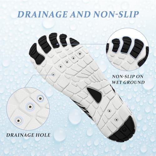 Image of Barefoot Shoes for Women & Men, Grounded Walking Hiking Barefoot Shoes, Wide Toe Box Non-Slip Water Athletic Footwear, Comfortable Vitality Barefoot Footwear, Trail Running Sneakers Unisex