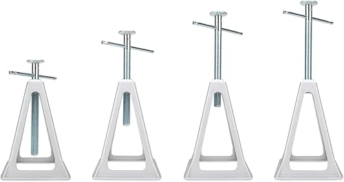 Soporte de aluminio para gato estabilizador Camco Olympian RV Paquete de 4 Soporte de aluminio para gato estabilizador Camco Olympian RV Paquete de 4