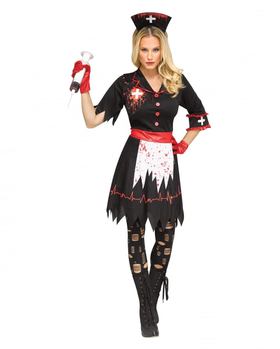 Costume Da Donna Da Infermiera Horror S/M