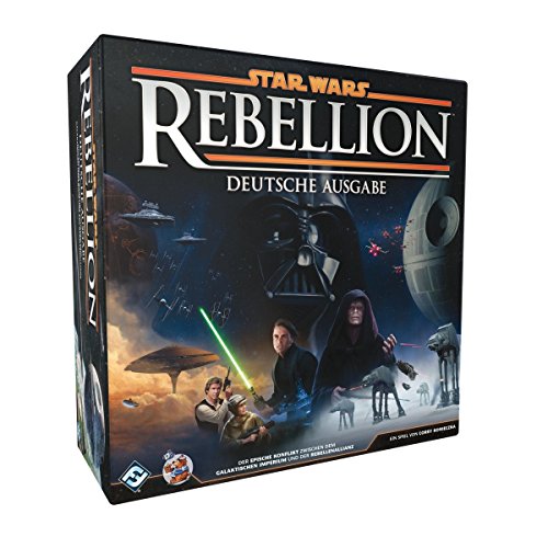 Fantasy Flight Games, Star Wars: Rebellion, Grundspiel, Expertenspiel, Brettspiel, 2-4 Spieler, Ab 14+ Jahren, 180+ Minuten, Deutsch, Schwarz