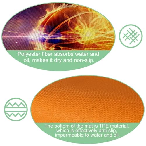 Alfombrillas de cocina absorbentes para suelos limpios VAPOKF 6