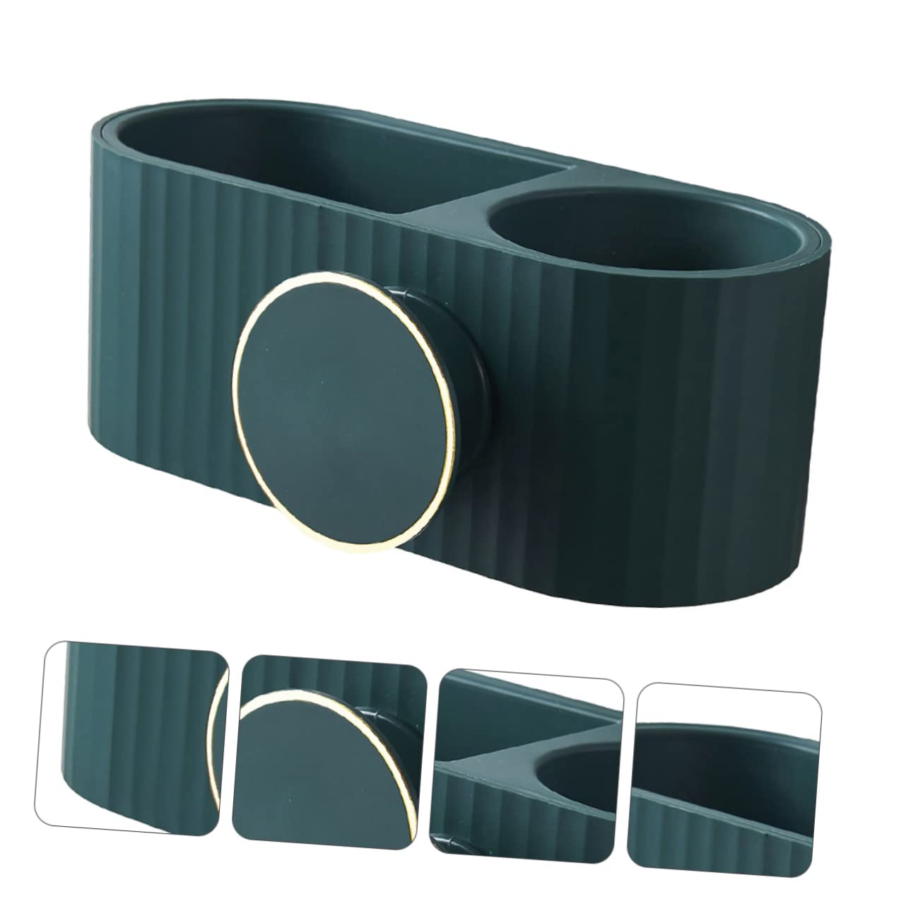 FOYTOKI Bathroom Wall-mounted Hair Dryer Rack Decorative Bracket Space-saving Storage