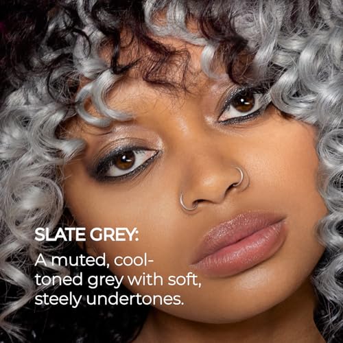 Image of XMONDO Color Slate Grey Depositing Mask, Hair Dye, 8 Fl Oz | Semi-Permanent, Infused with Bond Booster & Hyaluronic Acid for Nourishment, Revitalization & Repair, Vegan Formula