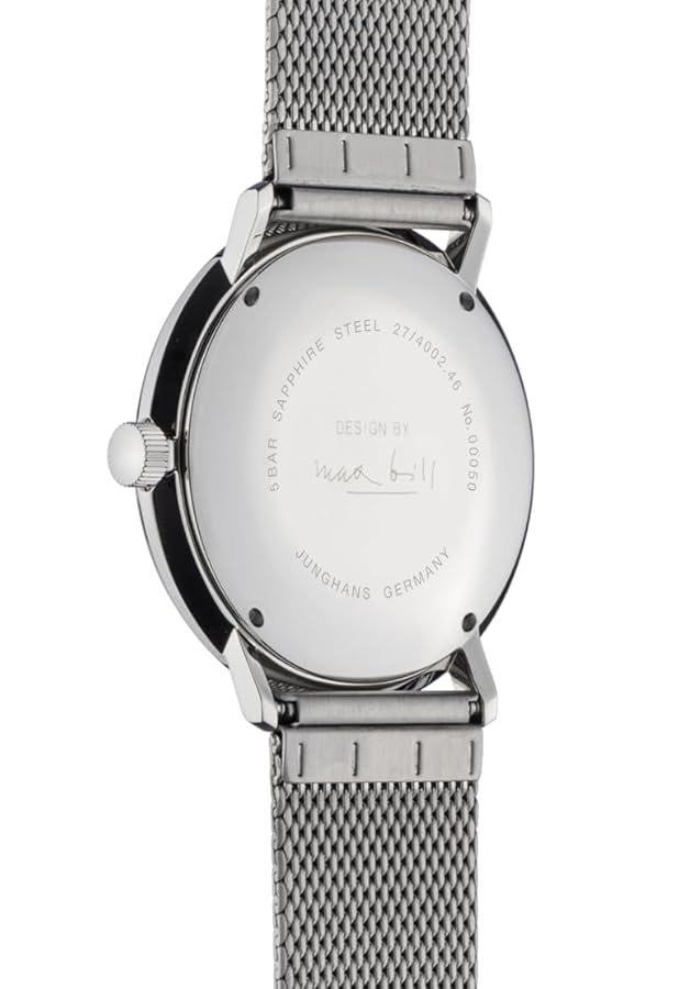 JUNGHANS マックスビルアナログ自動巻き時計 シルバー