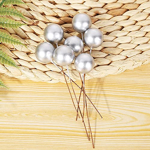 Ascension Multicolour Plastic Artificial Holly Berries, 10 mm Fake Berries Decor on Wire for Christmas Tree Decorations Flower Wreath DIY Craft Use (Pack of 150) - Image 4