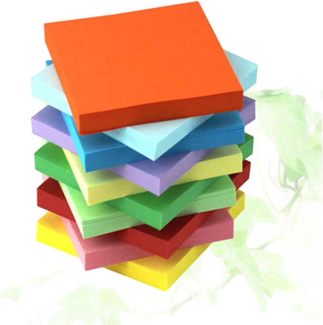 5200pcs 5x5cm Hand Craft Sheets Colorful Origami Paper Diy Paper Folding Safe Handmade Paper for Boys and Girls Kindergarten Decor School Projects