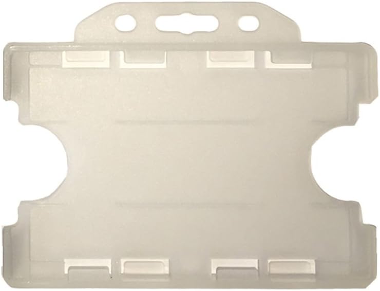 25 Clear Double ID Card Pass Holder