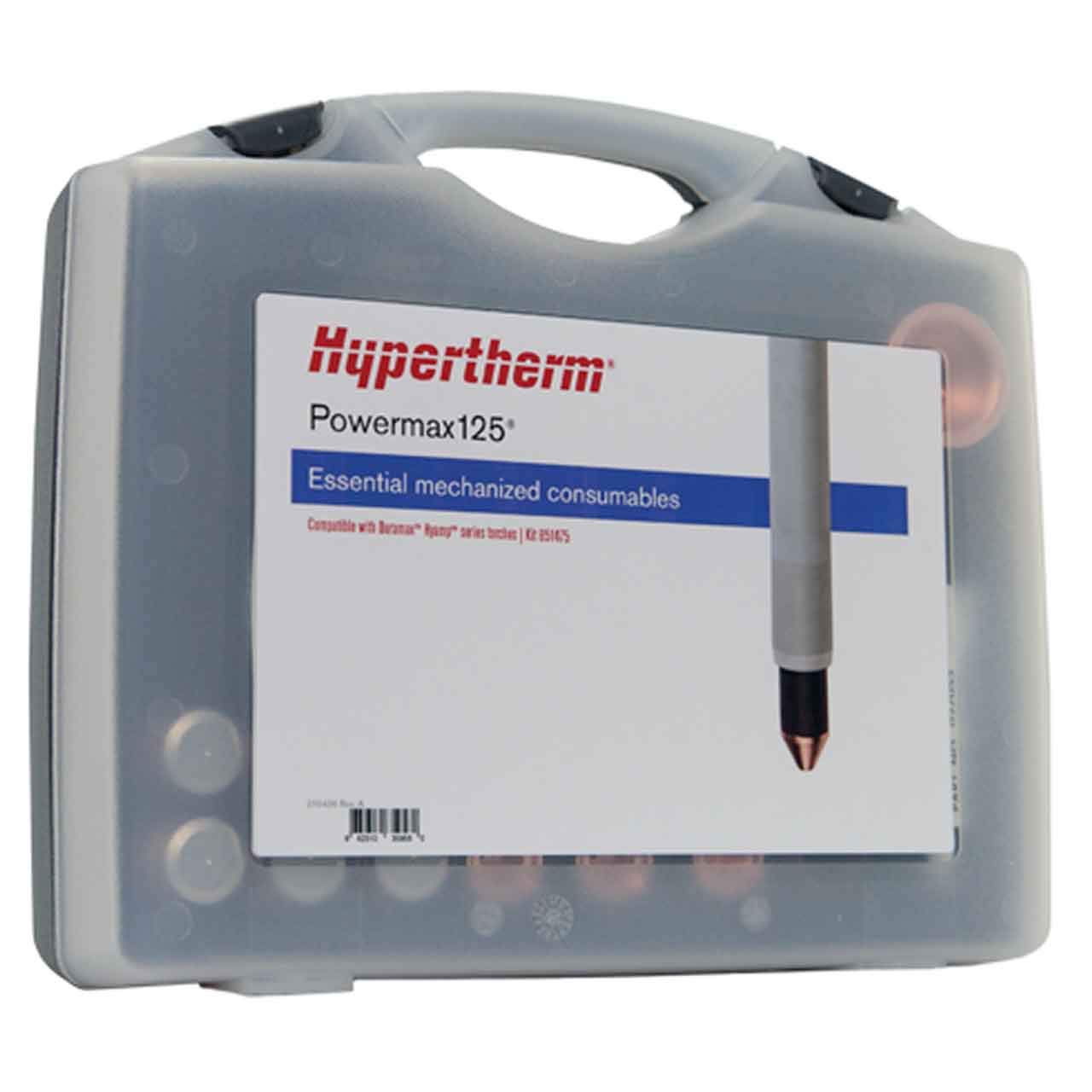 Hypertherm 851475 Consumable Kit, Powermax125 Essential Mechanized, 125 A, Cutting