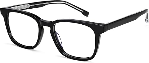 Dollger Blue Light Blocking Glasses For Woman Men Square Rectangle Computer Blue