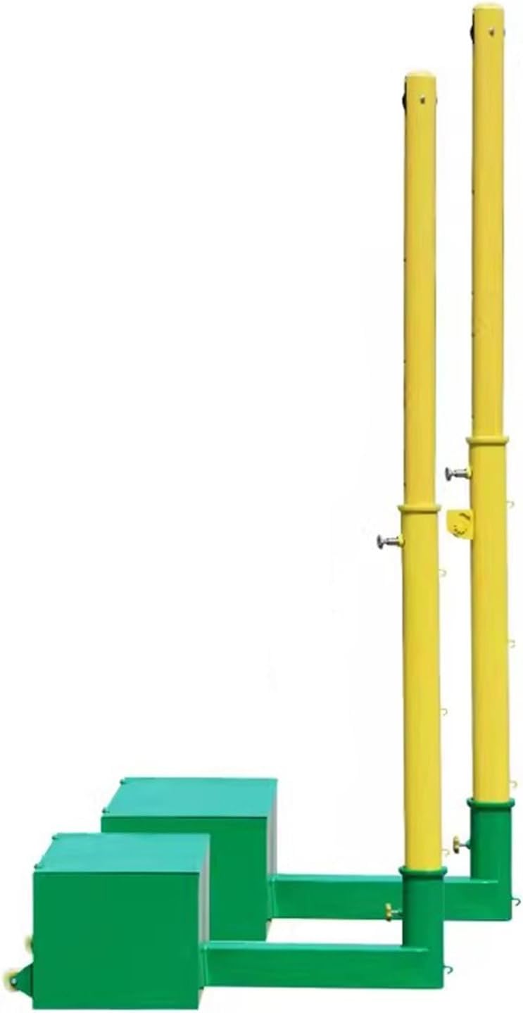 WDJBPSH Portable Volleyball Badminton Combo Set, Large Recreational Sports Nets with Weighted Base & Replacement Netting, Adjustable Pickleball Training Equipment