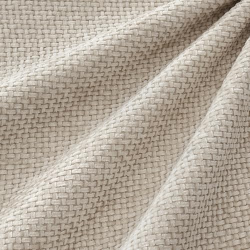 MIULEE Kissenbezug 40x40 2er Set Chenille Beige Kissenbezüge Sofakissen Weiche Dekokissen Kissenhüllen mit Elegantem Design CouchKissen Zierkissen für Bett, Sofa und Wohnzimmer
