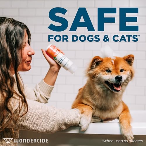 Wondercide - Flea & Tick Shampoo for Dogs and Cats - Peppermint - 12 Fl oz - 2