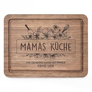 Juratar Walnussholz Schneidebrett 'Mamas Küche'