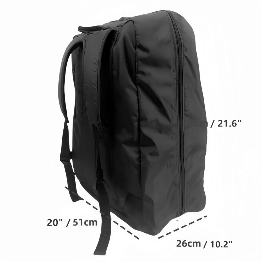 Sac à Dos de Transport Rembourré pour Poussette – Compatible avec Bugaboo Butterfly et Silver Cross Clic – Sac de Voyage pour Avion et Enregistrement Porte d'Embarquement