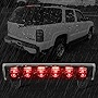 High Mount 3rd Stop Light Assemblies, Compatible with 2000-2006 Chevy Suburban Tahoe/GMC Yukon Third Center Cargo Reverse Rear LED Brake Light Bar Taillight (Smoke)