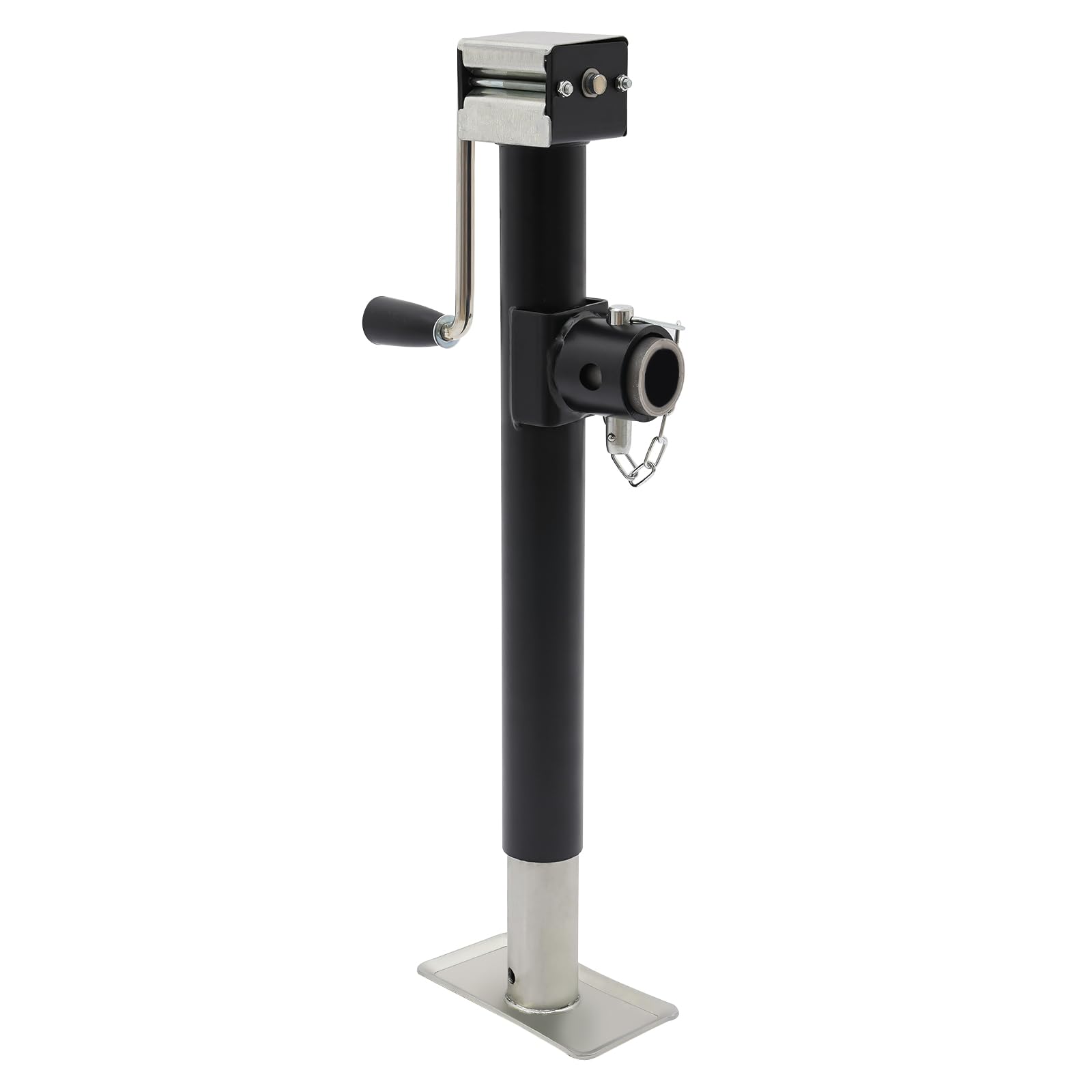 Supporto per rimorchio, set di piedini di sostegno con manovella, per rimorchio auto, massimo 5000 lbs,57 – 94 cm, regolabile in altezza