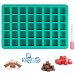 BUSOHA 40-Cavities Square Caramel Candy Baking Silicone Molds for Chocolate Truffles, Ice Cube, Hard Candy, Peanut Butter Fudge, Praline, Gummy Jelly, Nonstick BPA Free