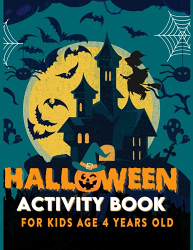 Free Halloween Roll A Story Activity & Writing Prompt 2 Halloween Activity Book For Kids Age 4 Years Old: Sudoku, coloring book, Word Search, Mazes,A Scary and Funny Halloween Theme Learning Activity Book for Coloring, Hang Man and More