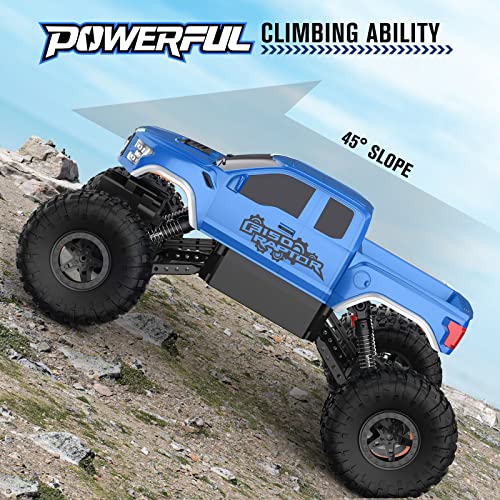 Image of DOUBLE E Ford Raptor F150 RC Truck,10.67inch Monster Truck with 4WD Power | Dual Motors & Off Road Crawler Vehicle RC Car for Kids 6-12, Birthday Gift for Boys