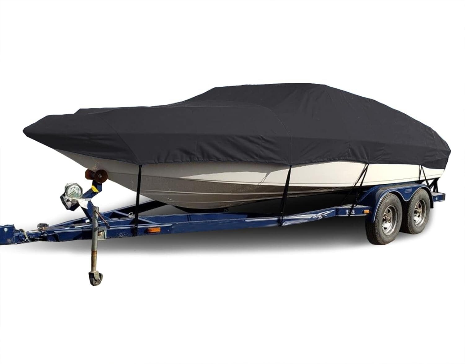 Housse de bateau en V 14-16FT bâche remorquable Oxford 210D