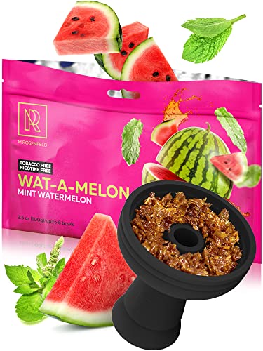 Hookah Flavor Watermelon Mint Herbal Wat-A-Melon Mint - 100 Gram - 3.5 ounce Hookah Shisha Tobacco Free Molasses Hookah Tobacco & Nicotine Free with Real Organic Shisha Hookah Flavors (Pack of 1) Hookah Flavor Watermelon Mint Herbal Wat-A-Melon Mint - 100 Gram - 3.5 ounce Hookah Shisha Tobacco Free Molasses Hookah Tobacco & Nicotine Free with Real Organic Shisha Hookah Flavors (Pack of 1)