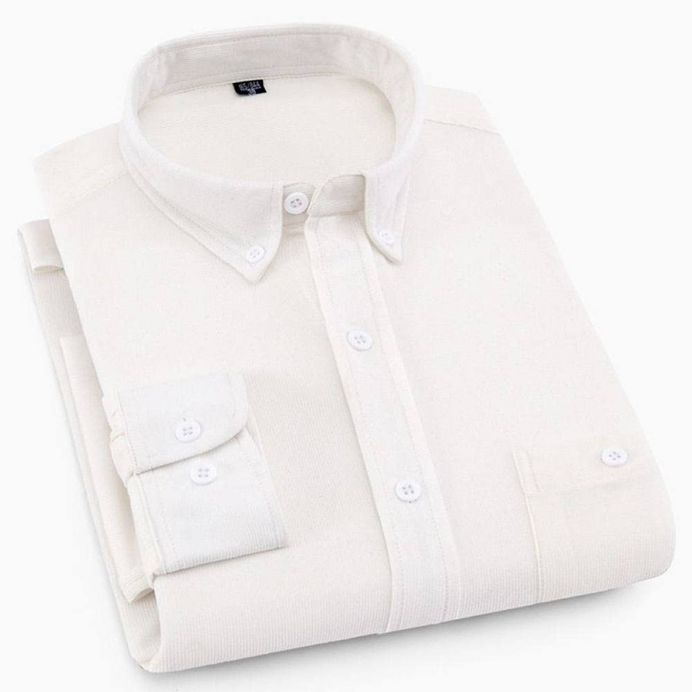 Camicia Calda Da Uomo,Camicia Da Uomo A Maniche Lunghe In Cotone Morbido Caldo Morbido Con Tasca Casual Morbido E Confortevole Camicia Casual Da Esterno Adatta Per La Primavera, L'Autunno E L'Invern