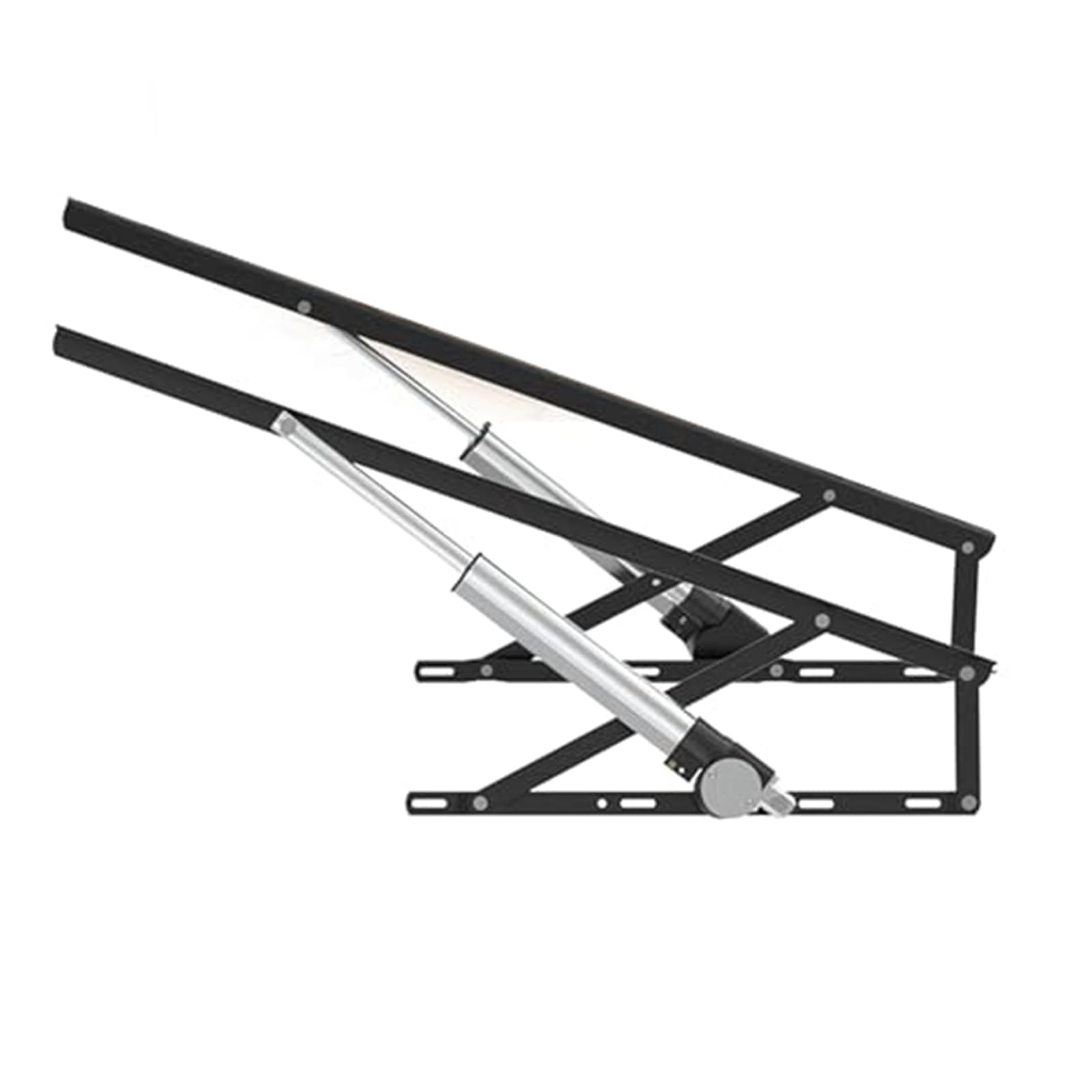 Elektryczny mechanizm podnoszenia łóżka, hydrauliczny system podnoszenia sprężyn gazowych do skrzynek do przechowywania i podstaw Divan (czarny, 80 cm)