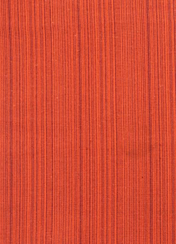 Image of THARUNSHA ELITE 100% Natural Pure Cotton All Weather Blanket /Solapur Bedsheet /Top Sheet /AC Comforter Elegant Design- Single Size 60 inches x 90 inches (Orange)