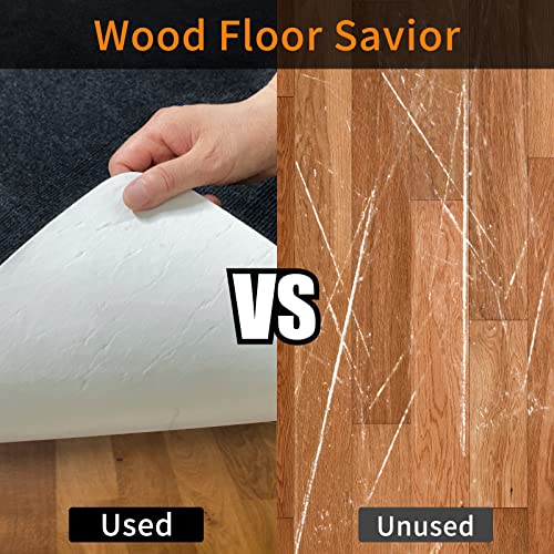 Beswin Office Chair Mat For Hardwood Floor, 55"X35" Anti-Slip Home Office Desk Chair Mats, Computer Gaming Rolling Chair Mat, Multi-Purpose Low-Pile Floor Protector (Dark Gray) #TOP4