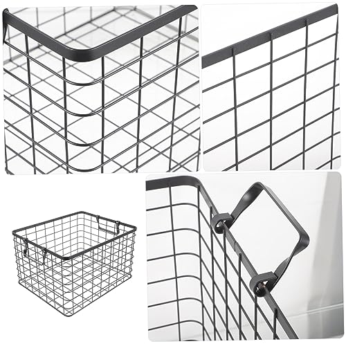 Panier rangement barbecue en fer forgé stable et support bûches - 4