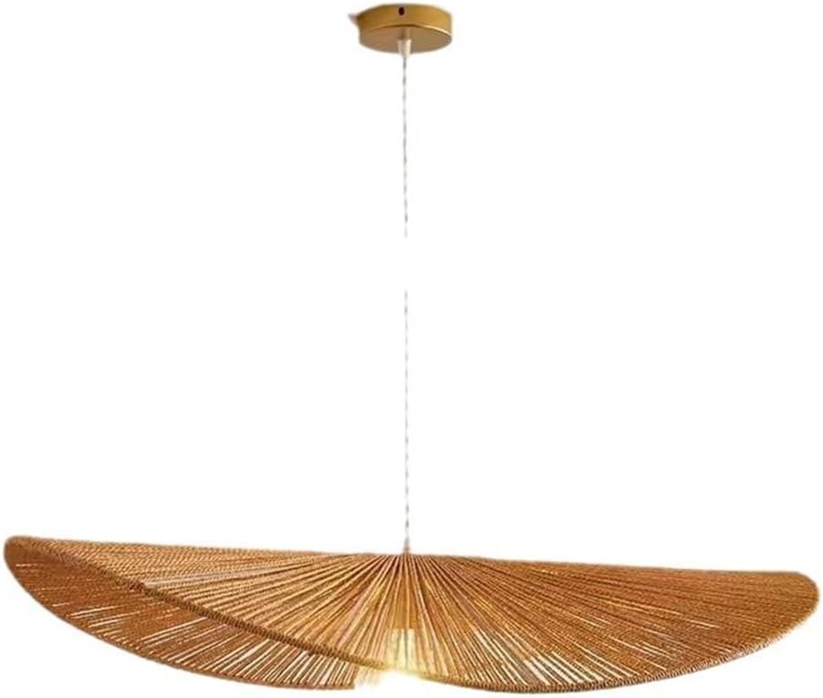 Living Room Bedroom Dining Room Homestay Retro Japanese Creative Atmosphere Art Hat Chandelier(80cm)