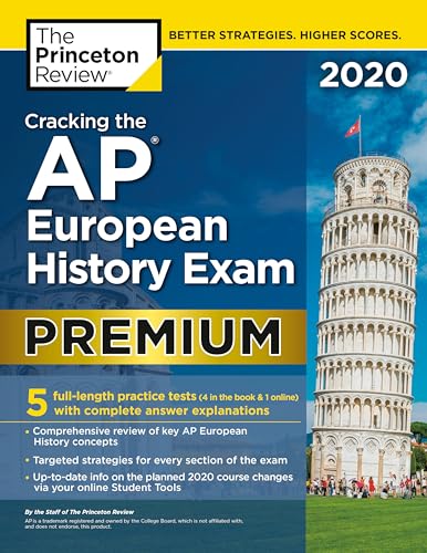 Cracking the AP European History Exam 2020, Premium Edition