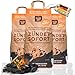 Produktbild Premium Grill Holzkohle - inkl. biobasierter Anzündbeschichtung - aus Eiche & Buche - Glühgut Grillkohle für Kohle Grills | 9kg - 3x3kg