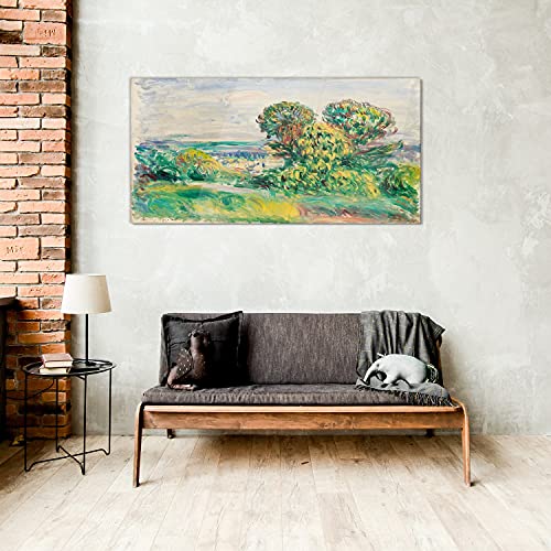 Décoration tableau en verre panoramique 100x50 forêt - 4