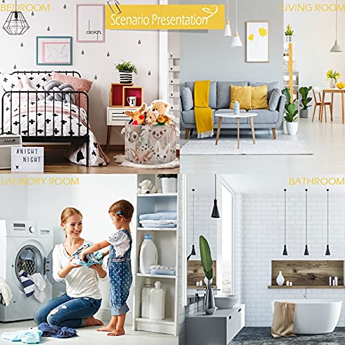 Image of visesunny Deer Bunny Hedgehog Bear Fox Laundry Baskets Fabric Storage Bin Storage Box Collapsible Storage Basket Toy Clothes Shelves Basket for Bathroom,Bedroom,Nursery,Closet,Office