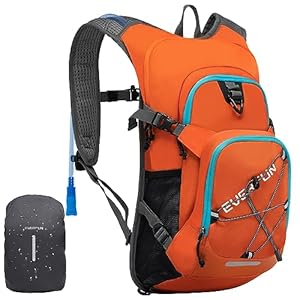 EVERFUN Hiking Hydration Backpack 18L with Water Bladder 2L/3L Water Backpack Women Men Lightweight Insulation Hydration Day Rucksack for Hiking, Cycling, Running, Climbing, Camping