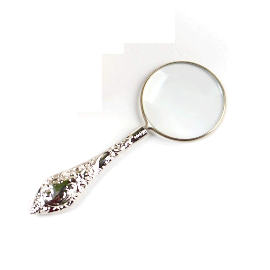 SaryEdge Handheld Optical Magnifier, Magnifying with Color Handle, Best for Reading Books,Newspapers Warm as ever,