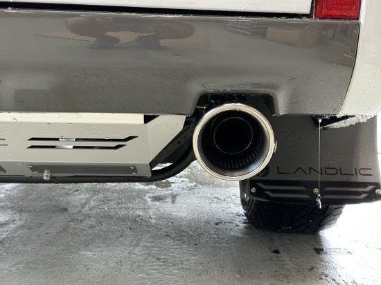 Amazon.co.jp: デリカD:5後期車EX-TAILマフラーカッターランドリック 