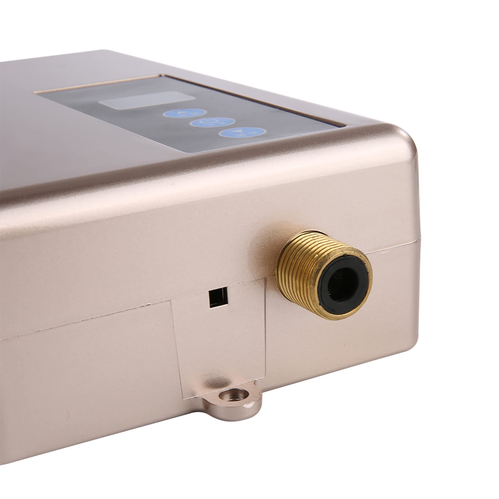 Riscaldatore di Acqua Calda Senza Serbatoio, 220V Istantaneo Scaldabagno Elettrico Mini Doccia per Il Lavaggio Della Del Bagno di Casa - Digital Dispaly 5.5Kw (Argento)