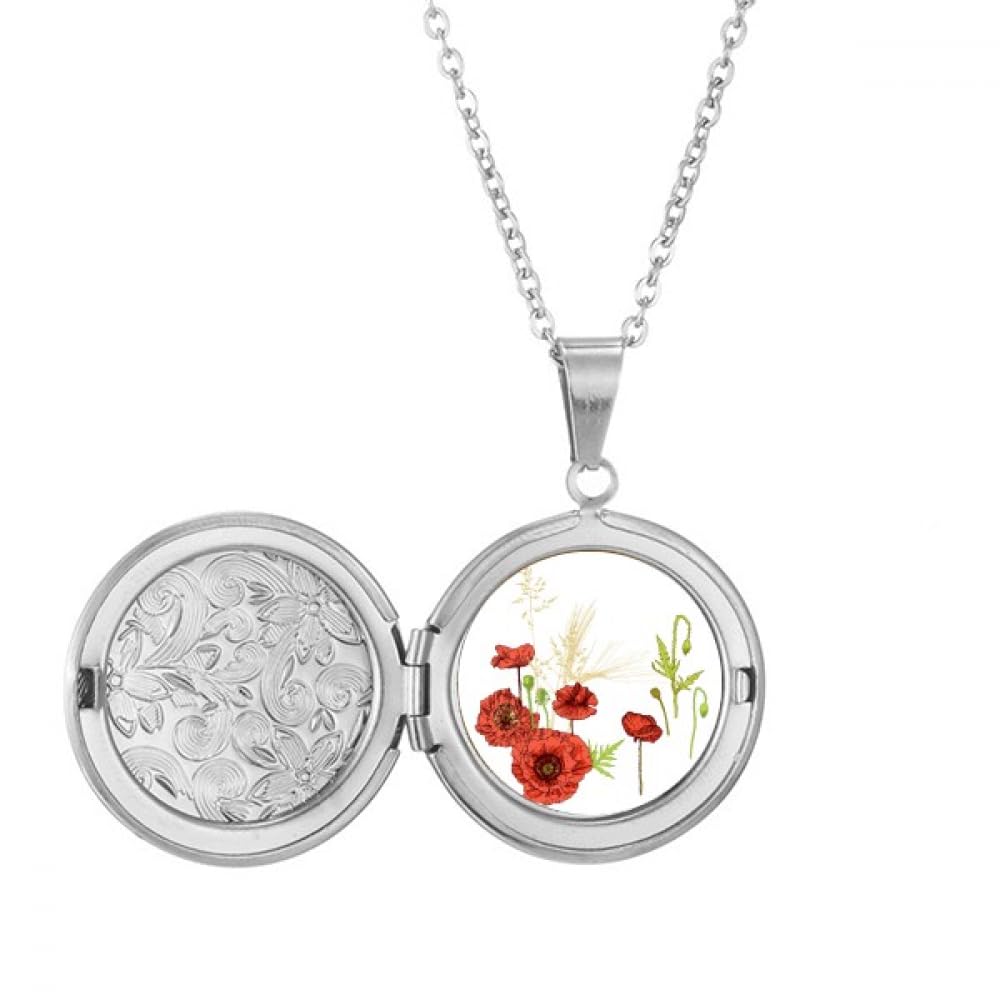Médaillon fleur de maïs gardien de vos plus précieux souvenirs - 5