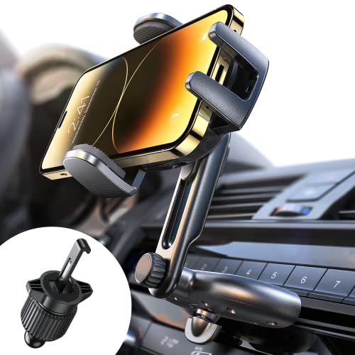 LISEN in Car Phone Holder [2026 Industry-First] Mobile Car Phone Mount Suction Phone Holder for Cars Dashboard for iPhone 17 16 Pro Max Samsung S26 All Gadgets Car Accessories for Men Women