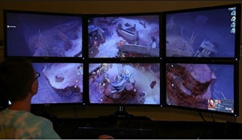 Easymountlcd Ezm Deluxe Hex Monitor Mount Stand Free Standing With Grommet Mount Option Supports Up To 6 28" (002-0023) #TOP2