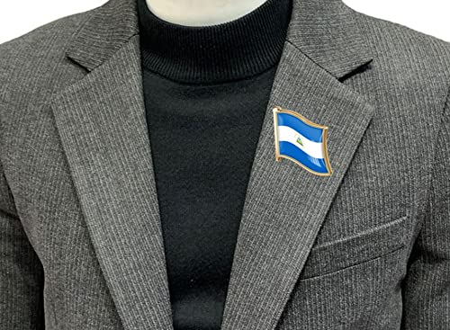 Image of vmcoatdu Country Flag Pin Badge International Travel Brooch Metal Alloy Souvenir Pin for Hat Clothes Backpack