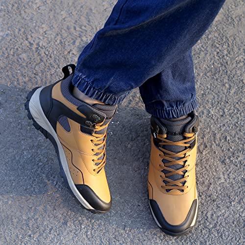Image of Bacca Bucci Alpine High Ankle 6 inches Riding Boots for Mountaineering Backpacking Hiking & Trekking