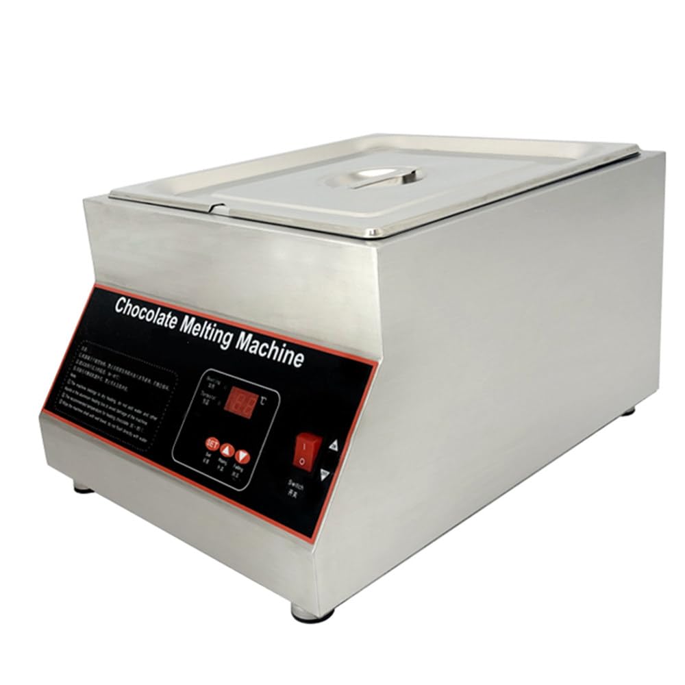 500 W Scioglitore di Cioccolato Professionale,Macchina per Temperare Il Cioccolato con Controllo Digitale,Temperatura Regolabile 0-85℃,Uso Commerciale E Domestico 1