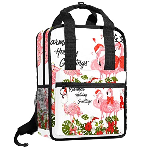 Sac à dos pour garçons motif hirondelle et fleurs rouges taille unique
